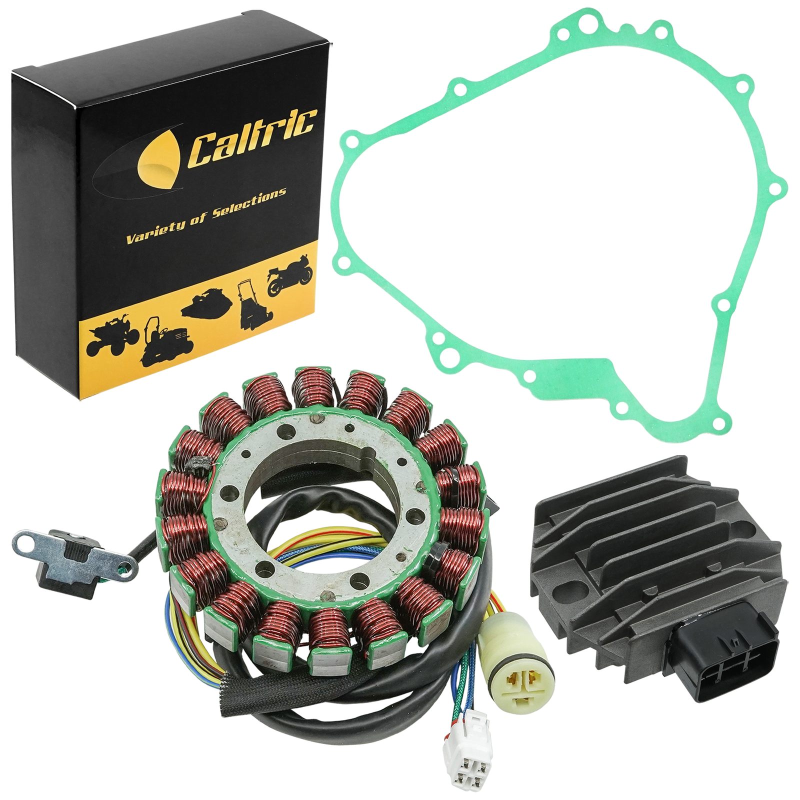Stator & Regulator Rectifier for Yamaha  YFM400 Kodiak 400 2000-2006 W/Gasket