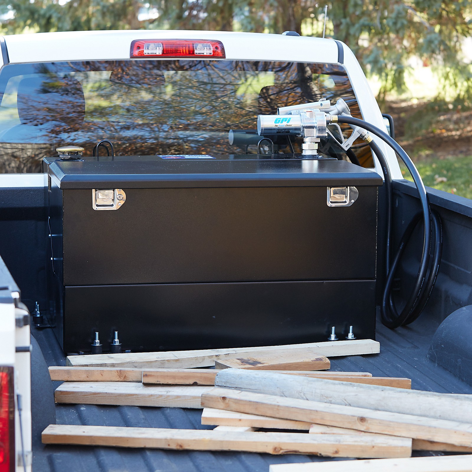 Better Built Steel Diesel Fuel Transfer Tank Toolbox Combo With GPI 12V Fuel