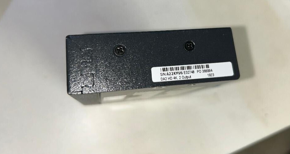 Extron DA2 HD 4K HDMI Distribution Amplifier With Adapter
