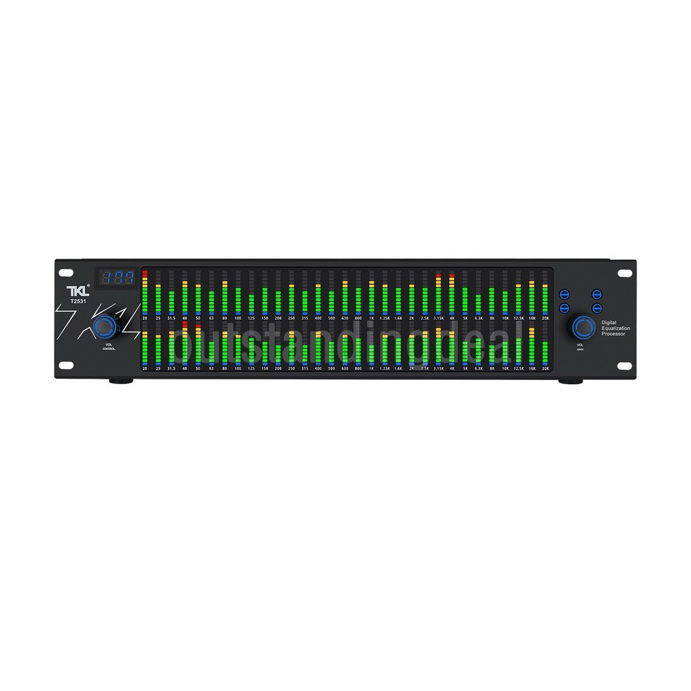 TKL T2531 Graphic Equalizer Audio Processor Two 31-Band Spectrum Display ot16
