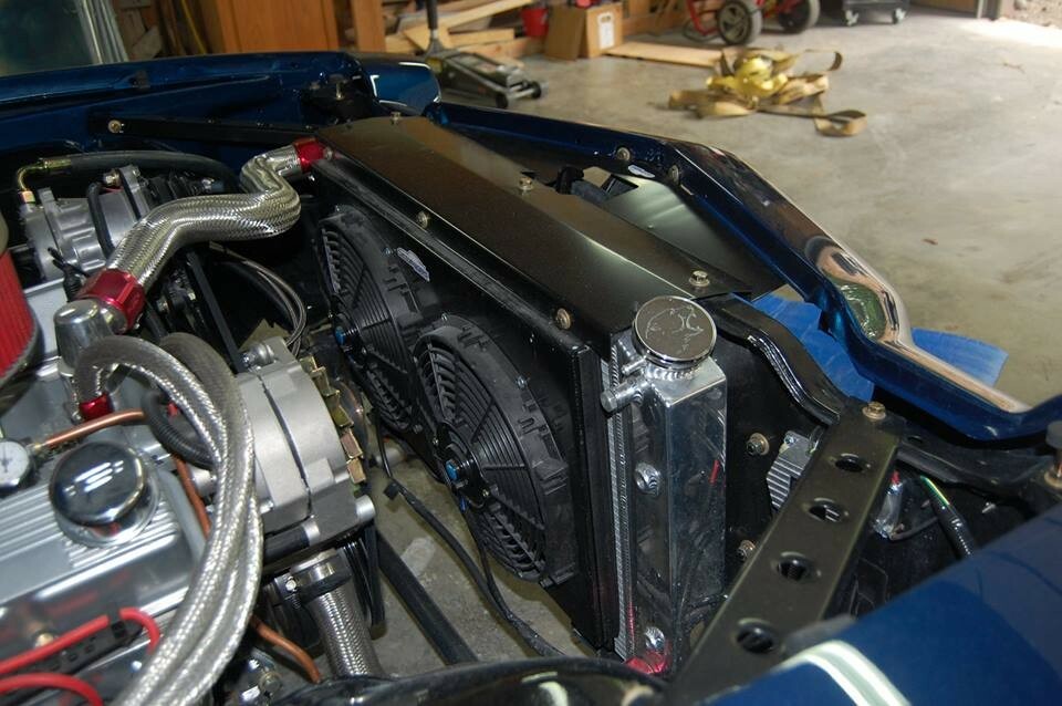 Radiator Closeout panel 70-81 Camaro Embossed edition
