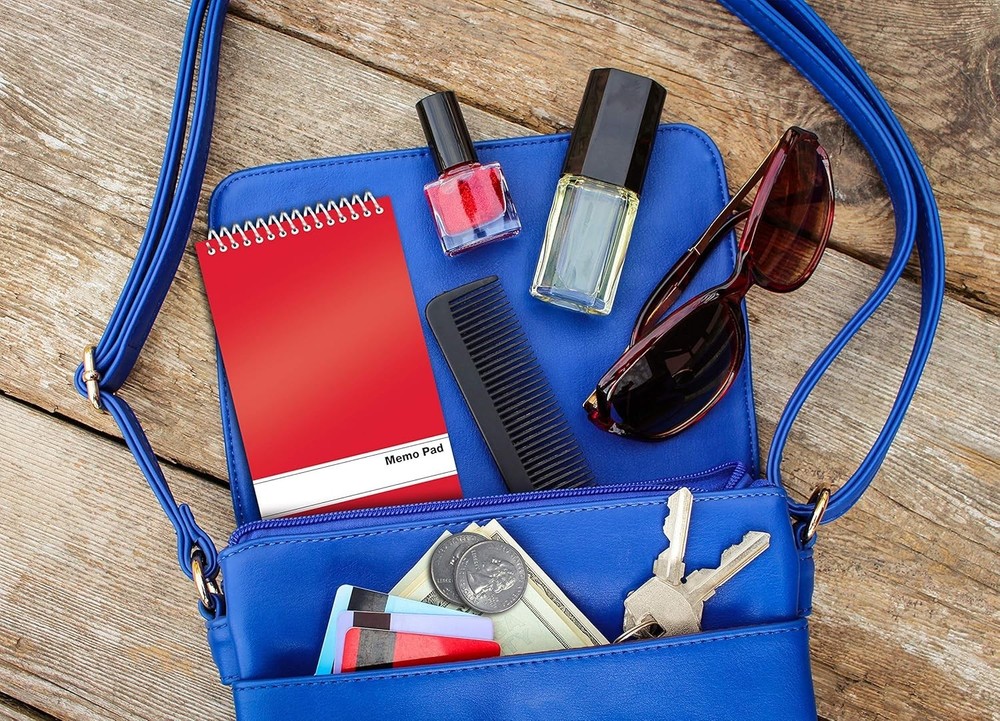 Assorted Solid Colors Spiral Memo Pads, 24 Pack