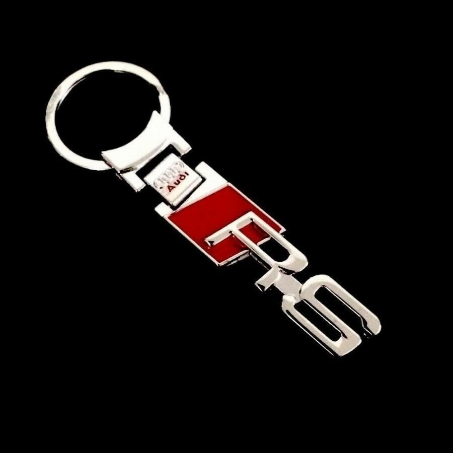 RS Keyring Chrome Metal