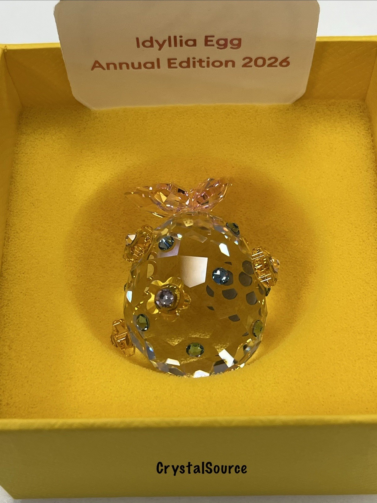 Swarovski Crystal IDYLLIA Egg Annual Edition 2026 Figurine 5748248
