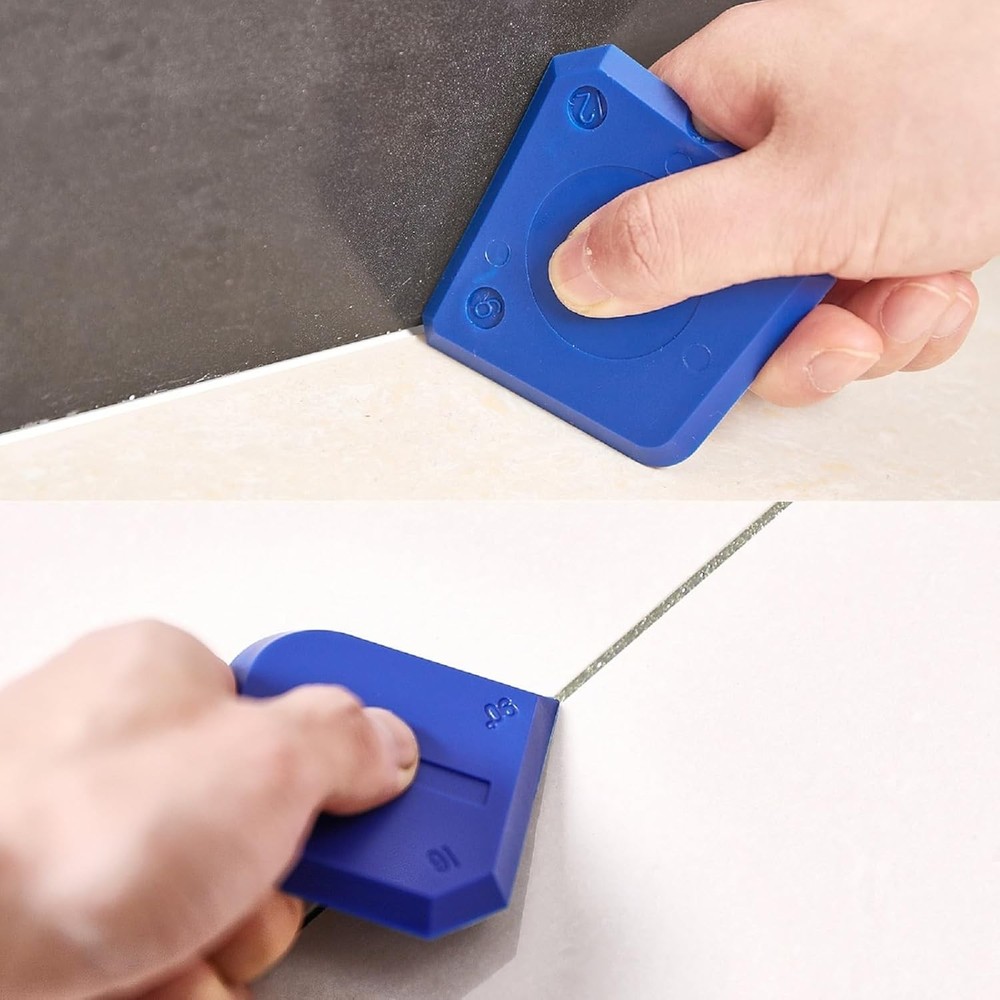 8pc Silicone Caulk Tool Kit Plastic Caulking Tools for Tile Grout Smoothing