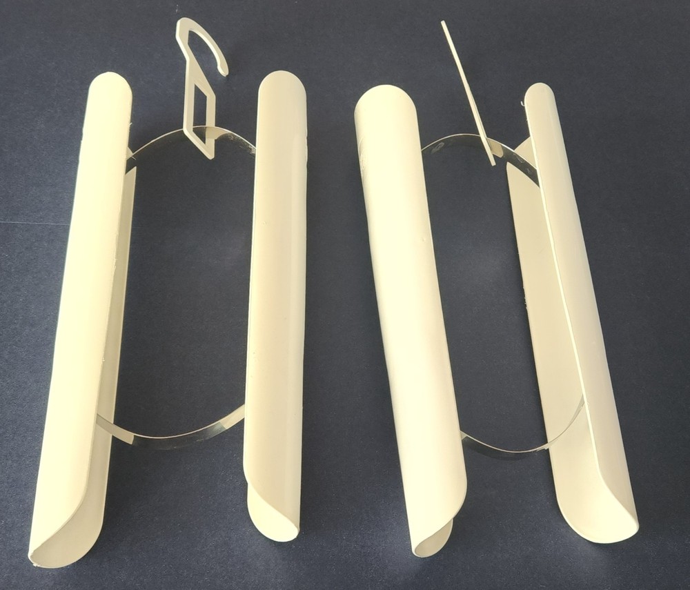 NEW AUSTIN ABBOTT  Pair (2) 12.5" White Plastic Adjustable Shaping Boot Trees