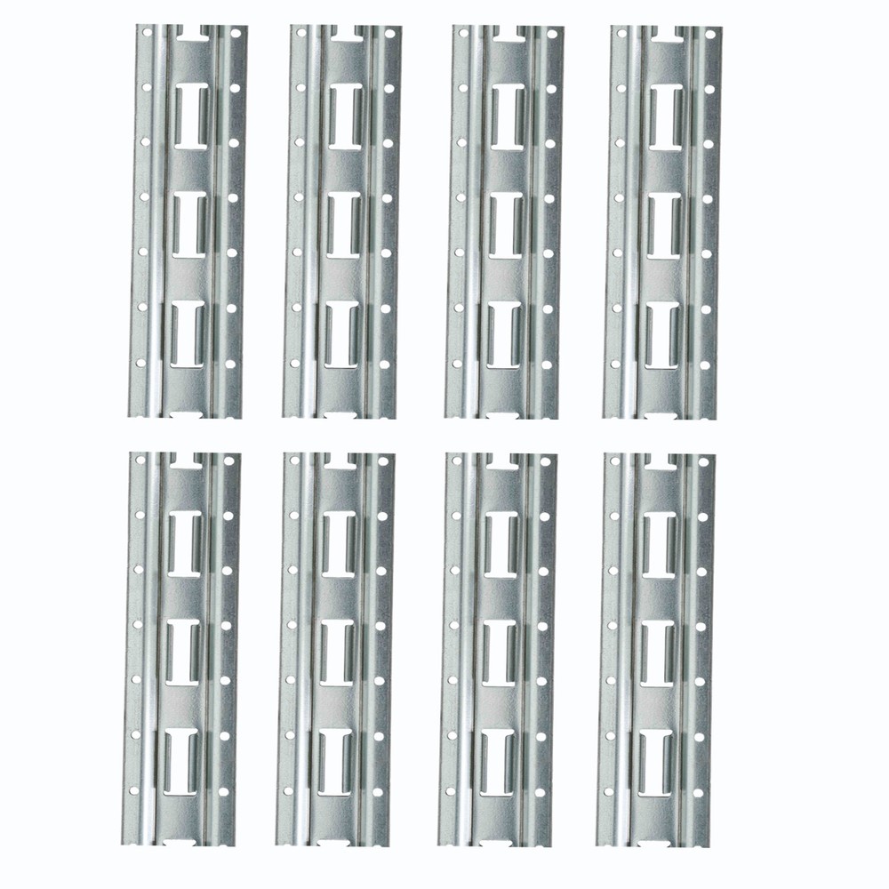 (8 Pack) E Track Vertical 5 ft. Galvanized Made in USA