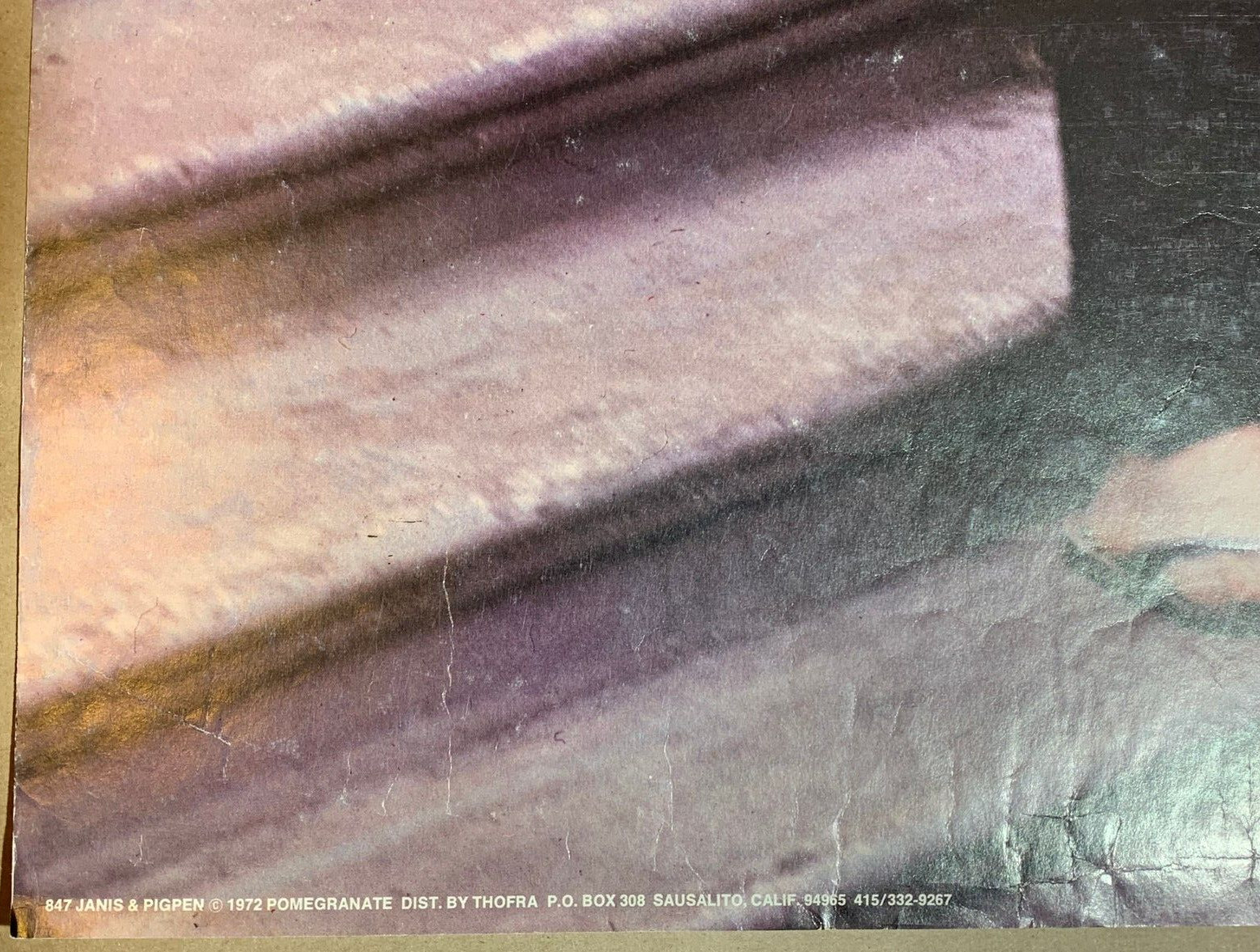 JANIS JOPLIN & PIGPEN GRATEFUL DEAD VINTAGE 1972 POMEGRANATE POSTER STILL SEALED