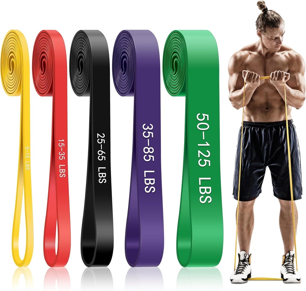 Pull Up Assistance Bands, 5-Level Resistance Bands for Working Multicolor