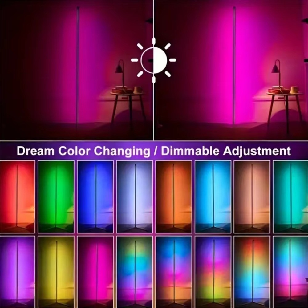 RGB LED Floor Corner Decorative Lamp