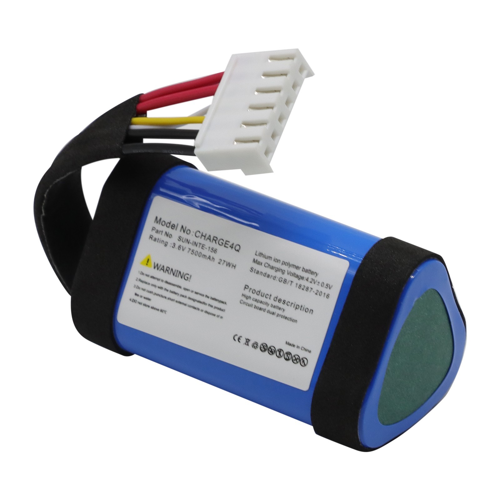 Replacement Battery for JBL Charge 4Q SUN-INTE-156 7500mAh