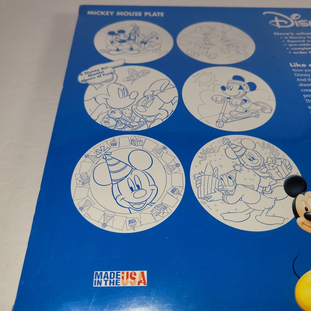 Disney Mickey Mouse Make A Plate Kit