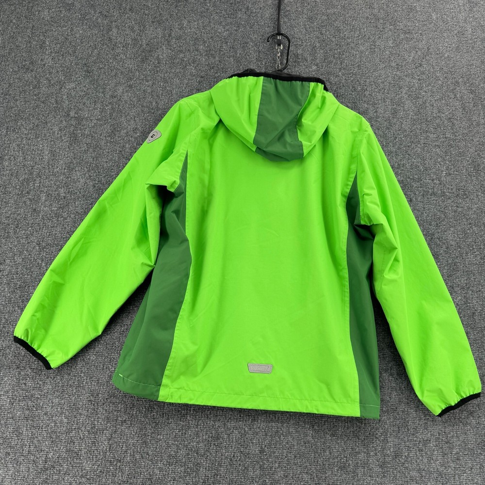 Killtec Parka Boys 14 Green Outer Shell Waterproof Windproof Full Zip Jacket