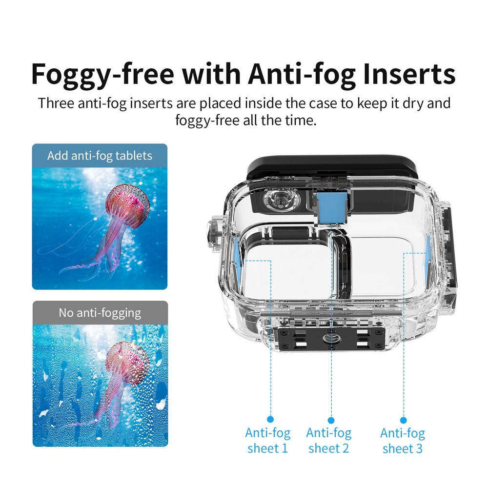 60M Diving Waterproof Protective Case Accessory For Insta360 ACE Pro Camera tt