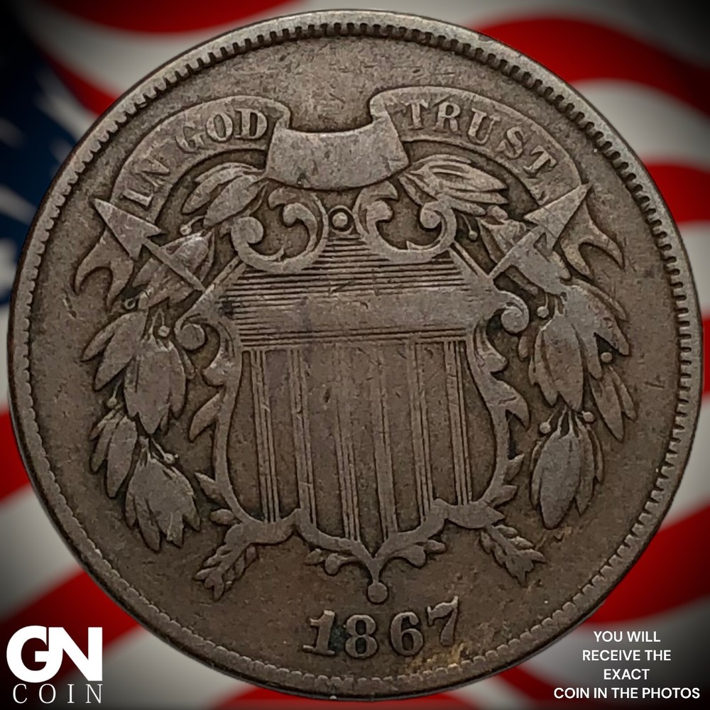 1867 2 Cent Piece  M2766