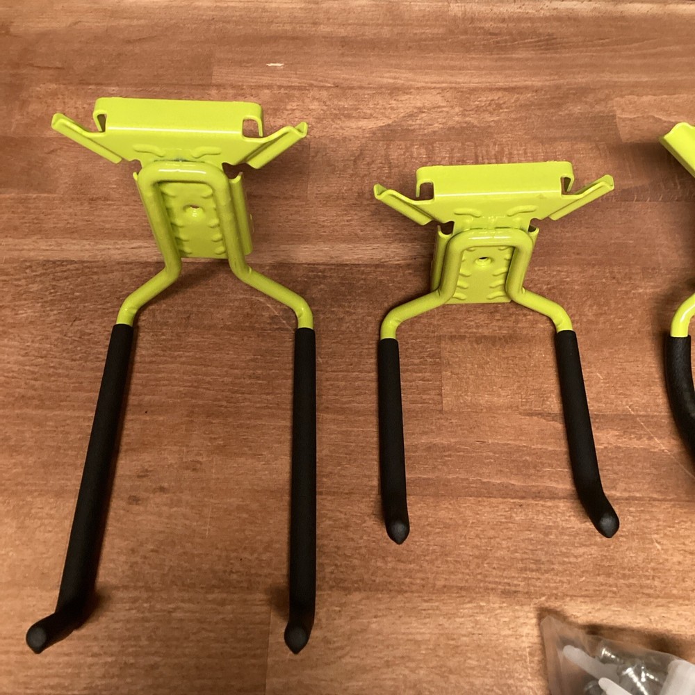New Ryobi Link 4 Piece Set Hook Drill Wall Mount Storage Rack Tool - System Hang