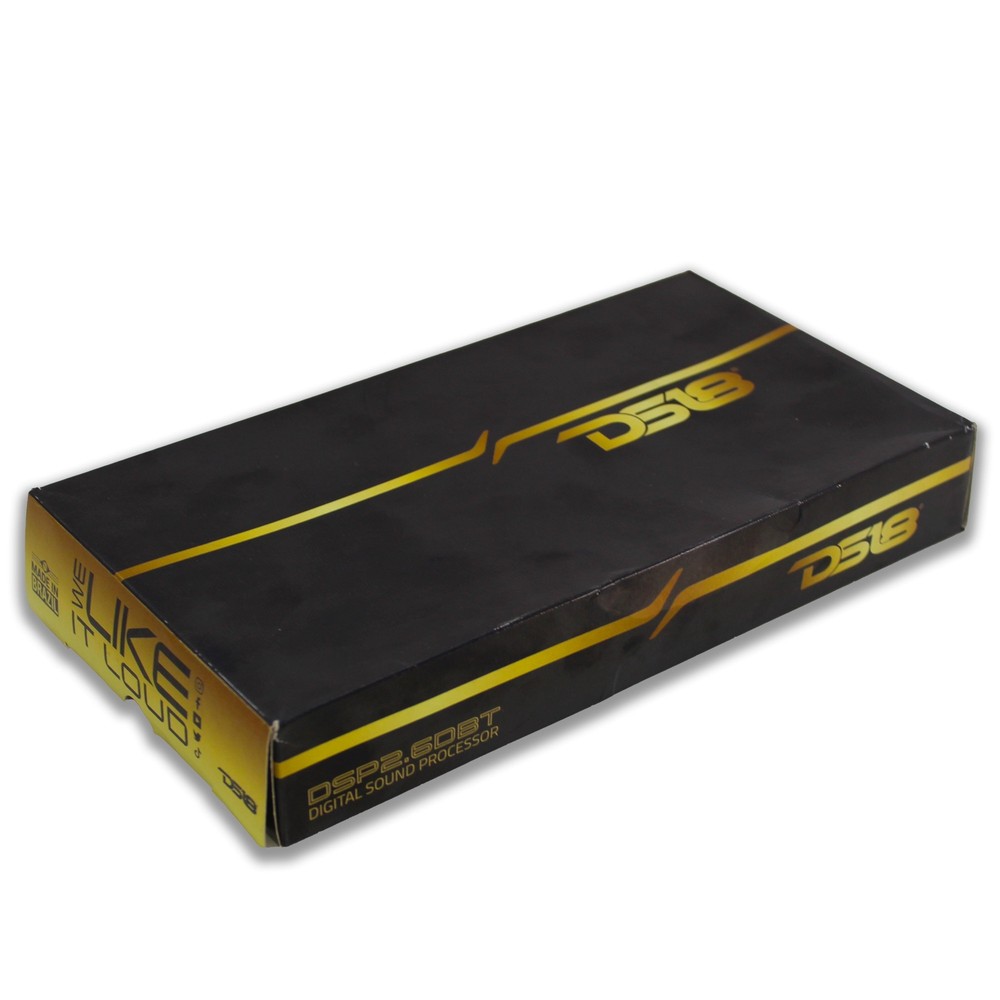 DS18 DSP Crossover & Equalizer 6 Channel Digital Processor Bluetooth DSP2.6DBT