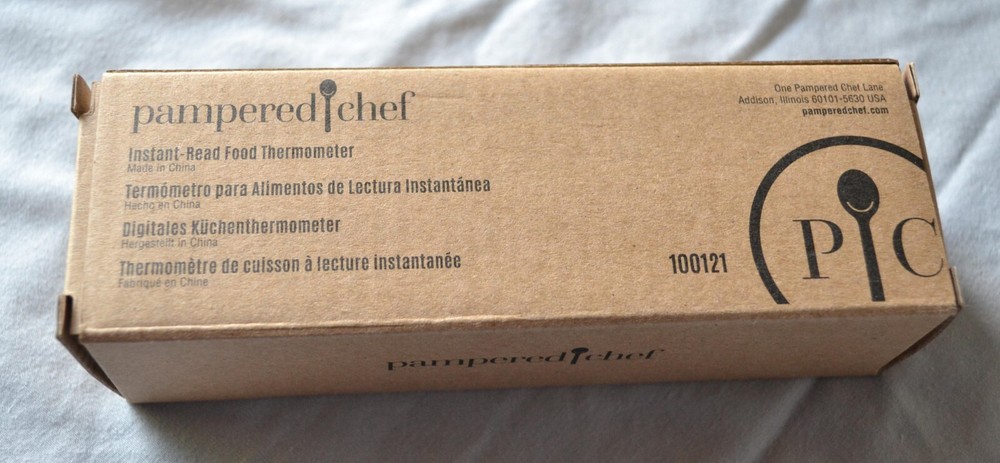 Pampered Chef INSTANT READ THERMOMETER with TEMPERATURE PROBE - Fast & Accurate