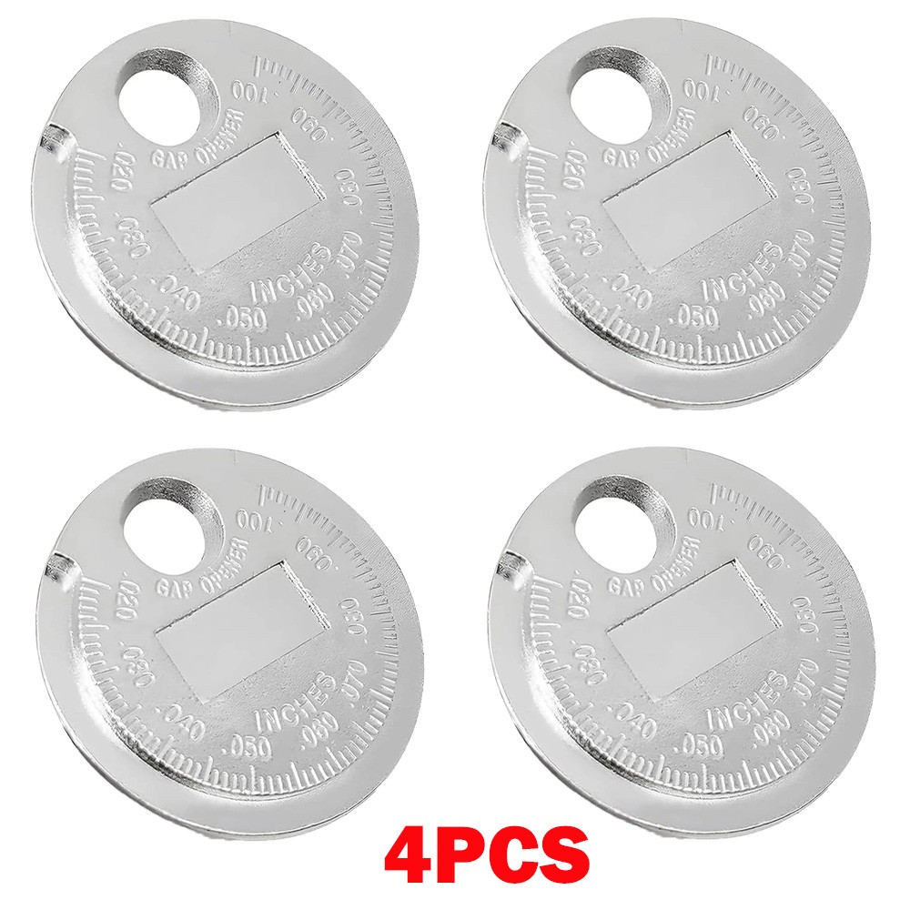 4Pc Spark Plug Gap Tool Gapper Gauge Universal Car Engine Tuner Mechanic Tools