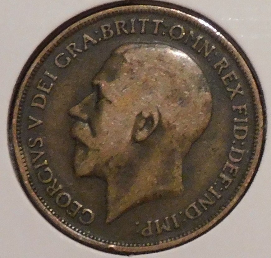 British Penny - 1913 - King George V