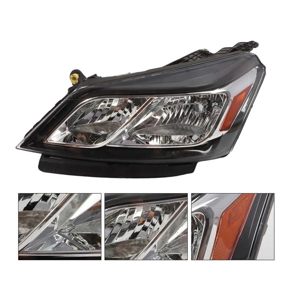 For Chevy Traverse 2013 14 15 16 17 Left&Right Side Headlights Halogen Chrome