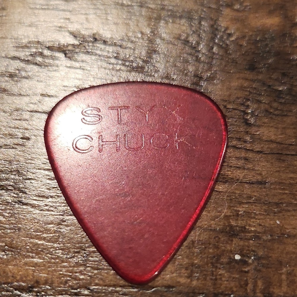 STYX Chuck Panozzo guitar pick