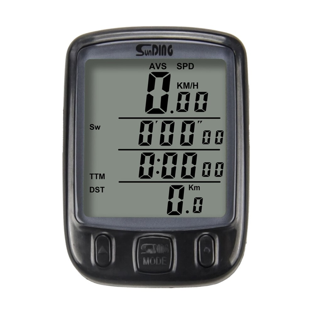 SunDing Waterproof Digital Computer Bicycle Bike Backlight Speedometer Odometer