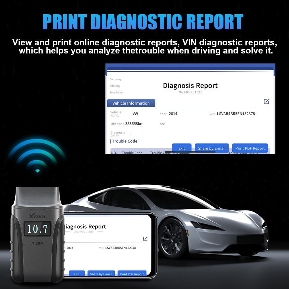 2026 XTOOL A30M V2.0 Bluetooth Bidirectional OBD2 Scanner Full Diagnostic Tool