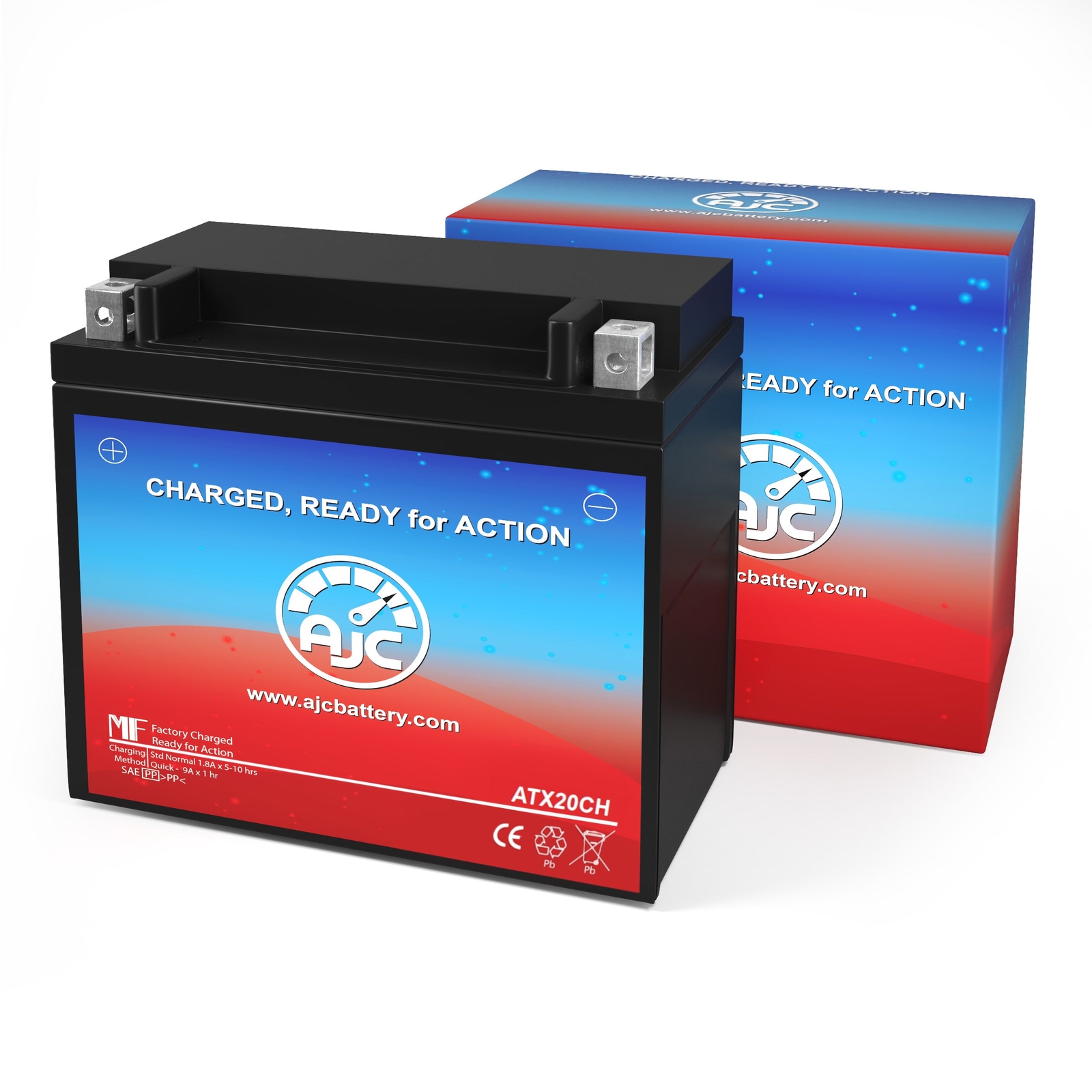 Yuasa YTX20CH-BS Motorcycle Replacement Battery