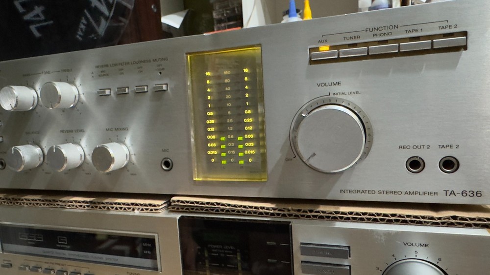 Sony TA-636 Integrated Stereo Amplifier – Serviced – Working – Read Description-