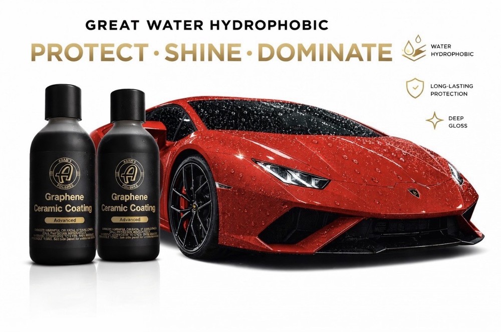 ( TWO BOTTLES)  Adams Advanced Graphene Ceramic Coating, Two 60ML Bottles