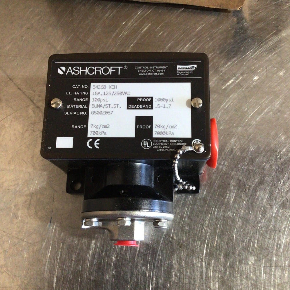 Ashcroft B426B XCH ￼pressure Switch NOS