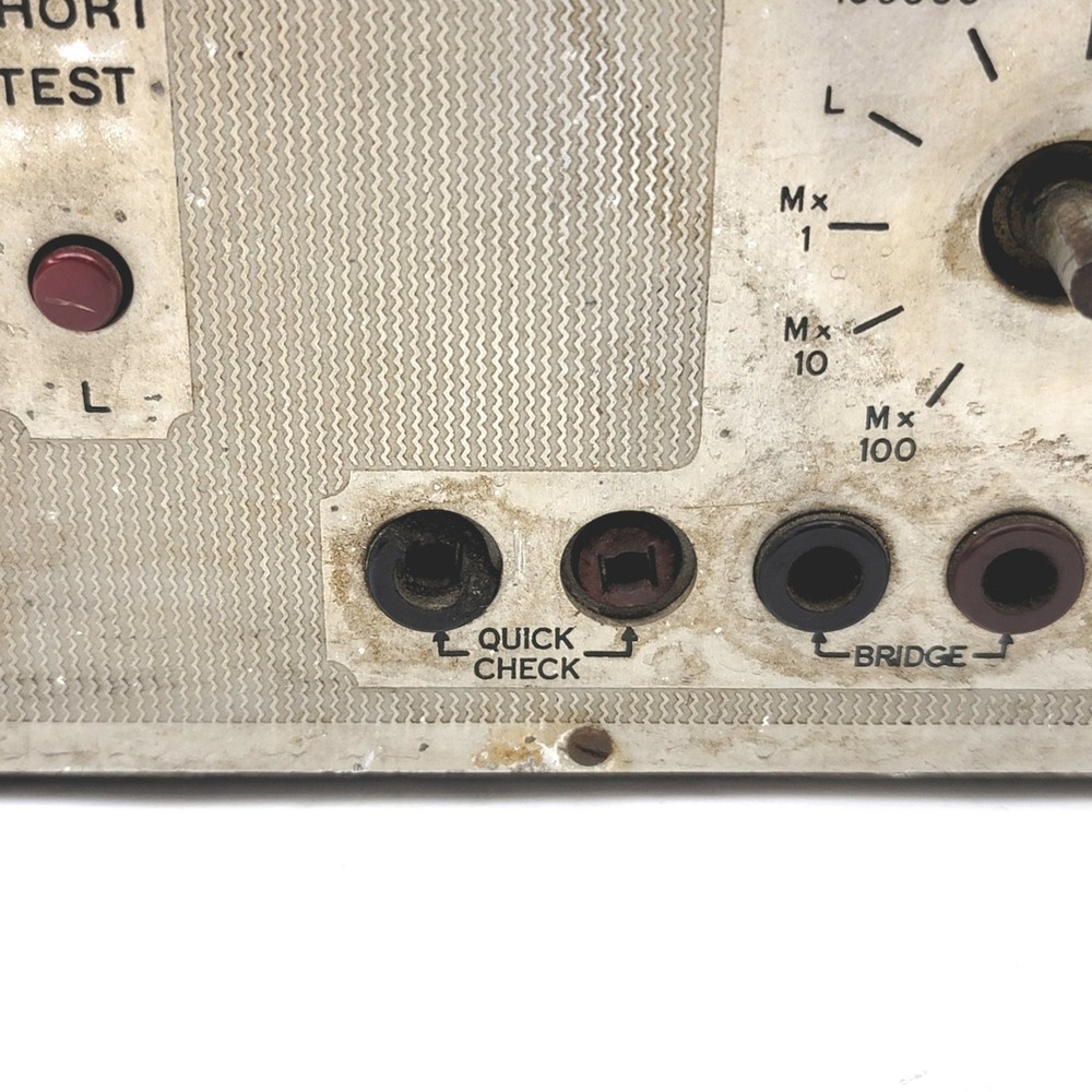 Vintage Solar Model CF EXAM-ETER Capacitor Analyzer 115VAC 50/60Hz *Untested*