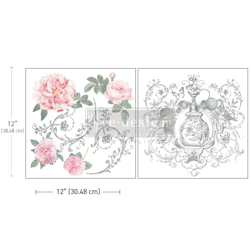 ReDesign with Prima Transfer - Odeur De Rose
