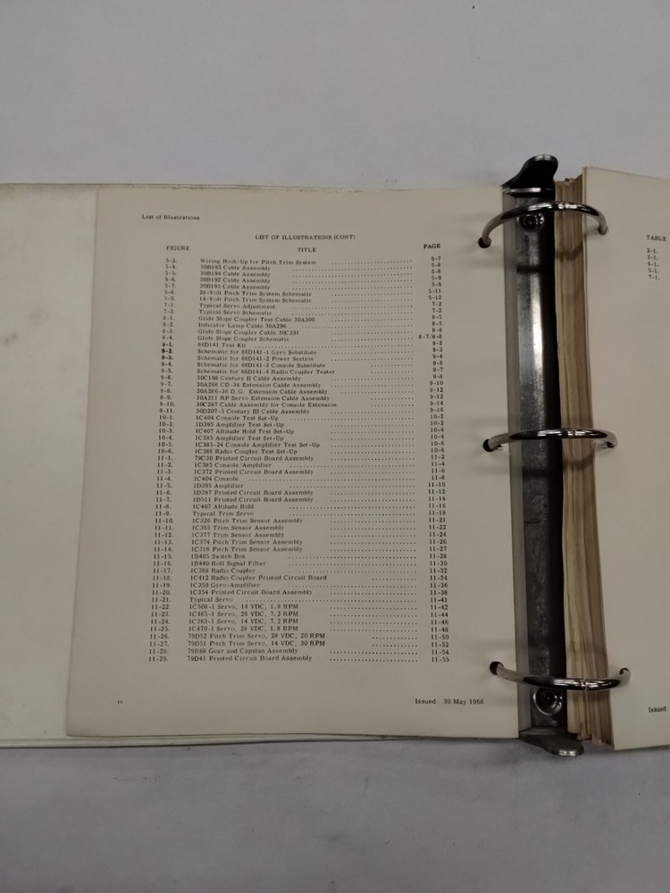 Mitchell Automatic Flight Systems Century II &III Optional Equipment Service