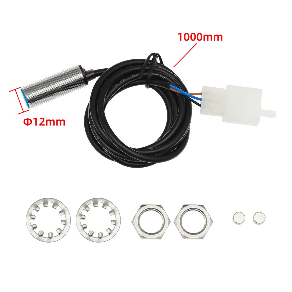 LCD Digital Motorcycle Speedometer Odemeter Tachometer Gear Indicator w/ Bracket