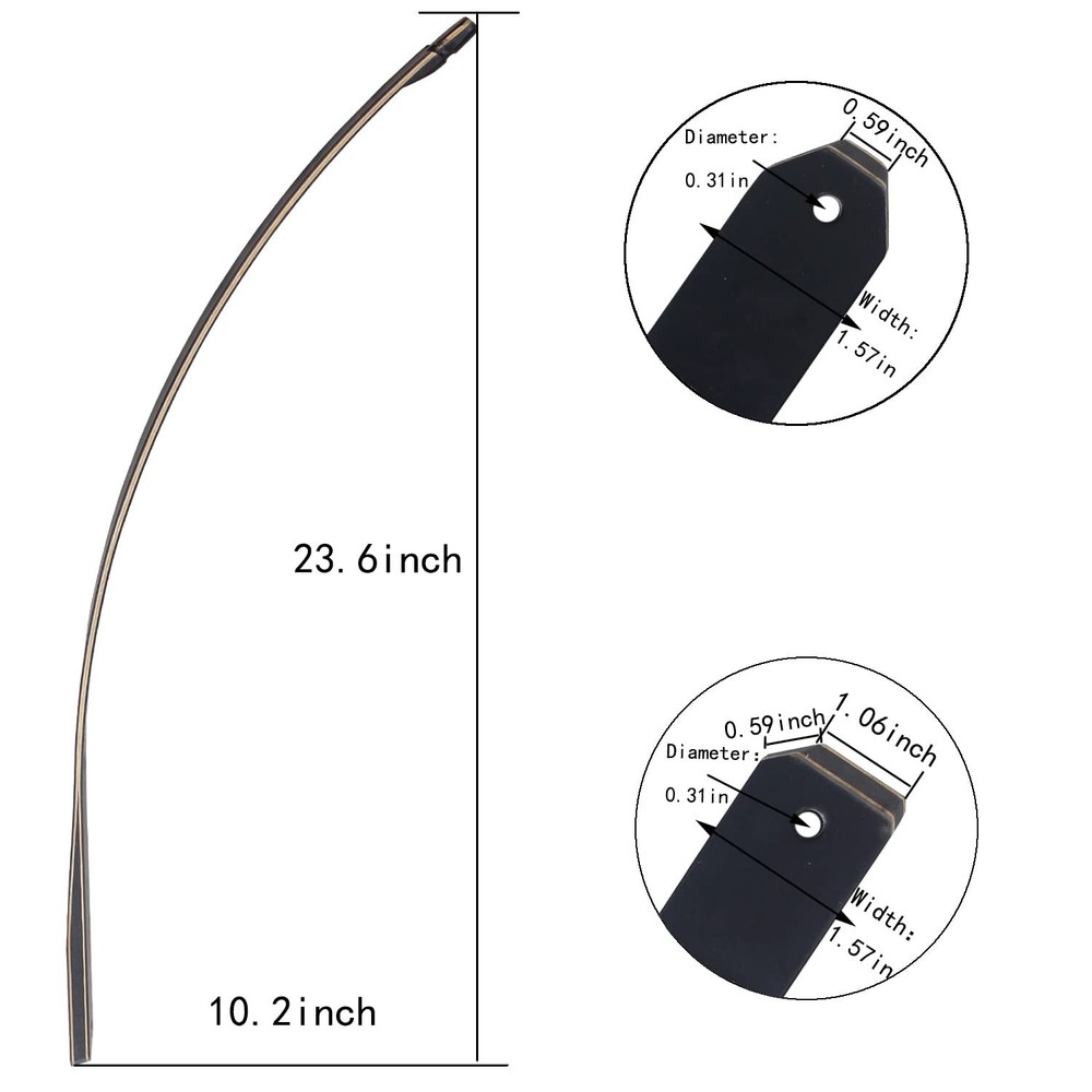 60“ BlackHunter-L Takedown Long Bow Original Limbs Right & Left Hand Only