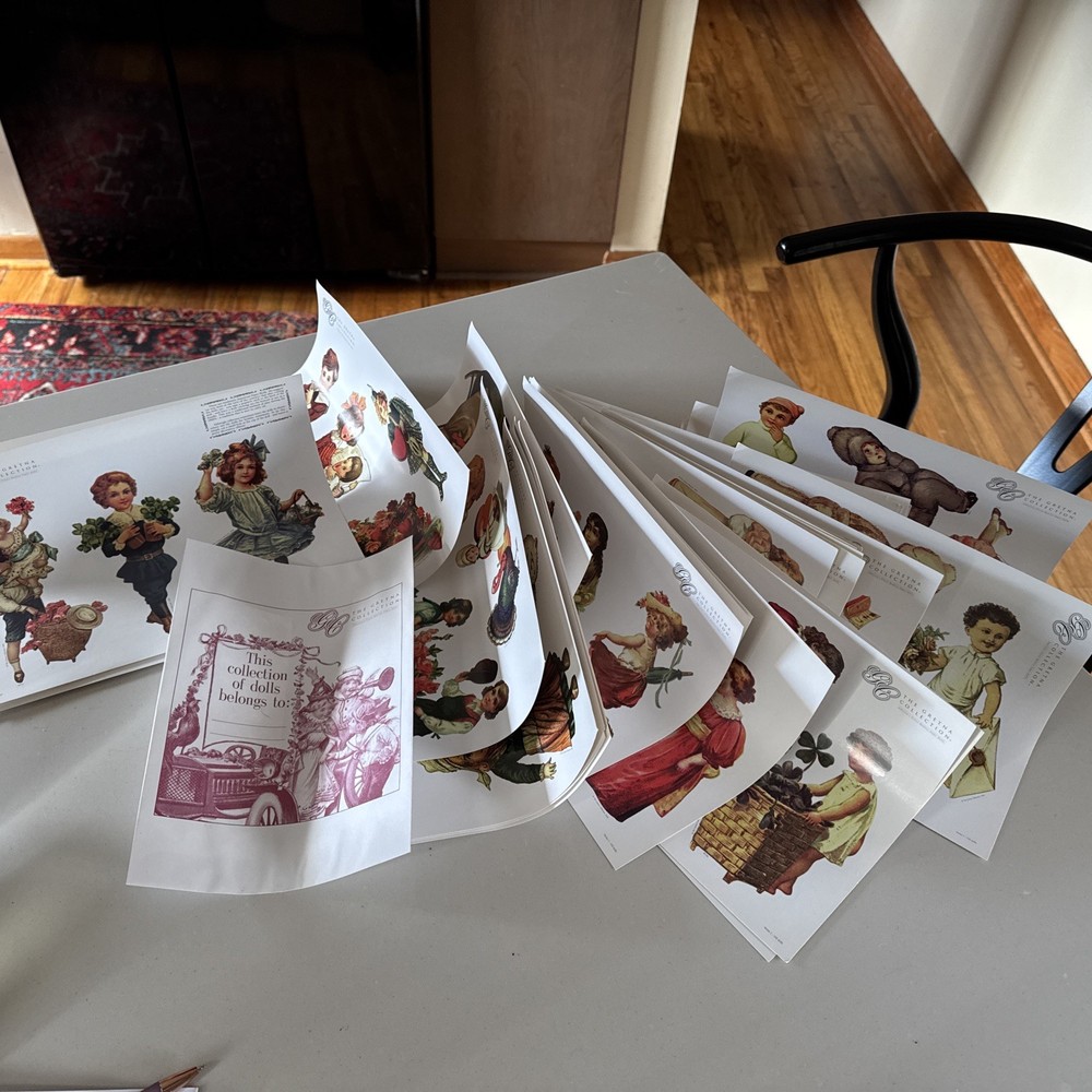 GRETNA COLLECTION American Paper Dolls uncut 30 pages