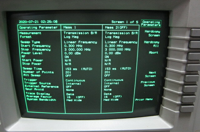 HP/Agilent 8714ET RF Network Analyzer (T/R), 300KHz-3000MHz
