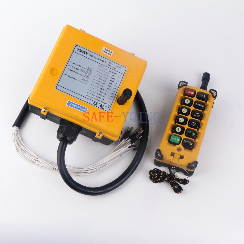 F23-BB(S) 12V 1 Transmitter +1 Receiver Industrial Crane wireless Remote Control