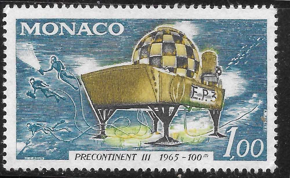 1966 Monaco Sc#645 MNH** DIVING