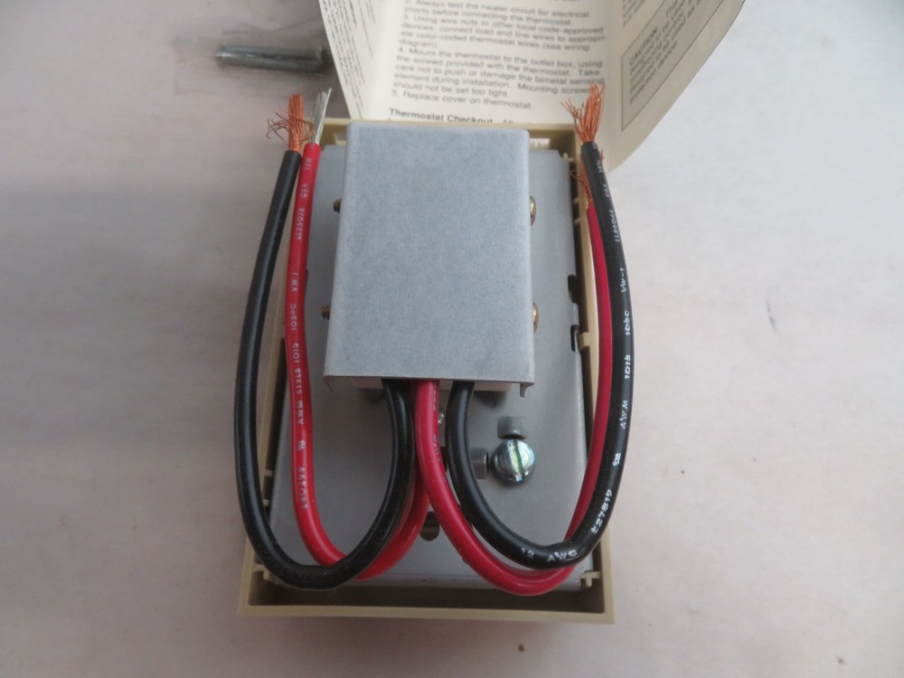 Encore E402 Line Voltage Thermostat Double-pole