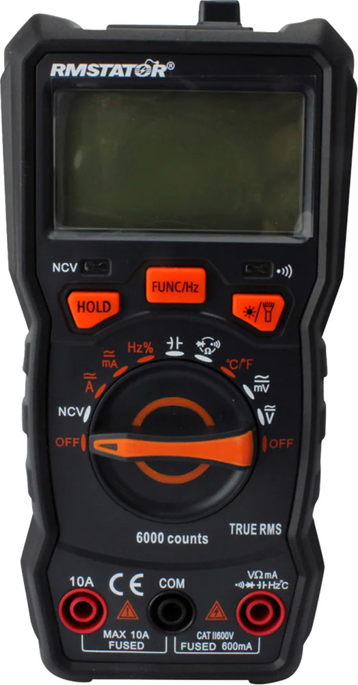 RM STATOR Digital Multimeter with Voltage Peak Reading DVA Adapter Kit RM22980