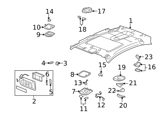 Genuine GM Coat Hook 15851519