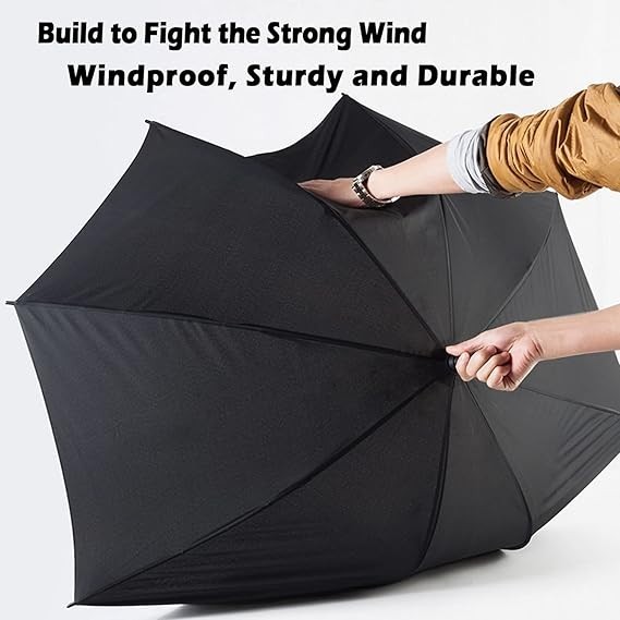 Golf Umbrella Extra Large Oversize 80 Inch Windproof Stick Umbrella Double Ca...