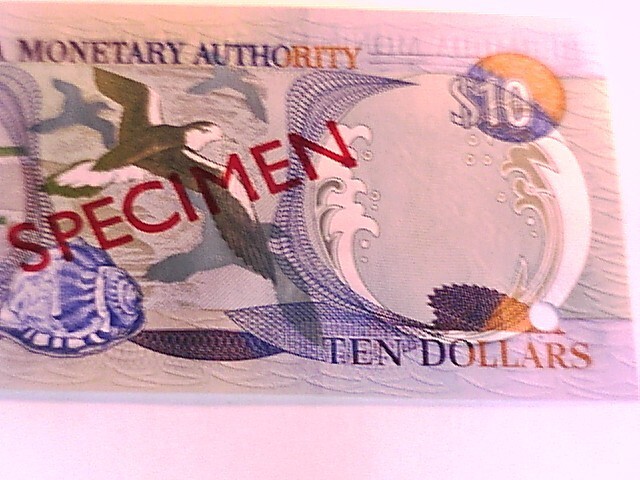 Bermuda 2000 Ten Dollar SPECIMEN note Choice Crisp Uncirculated.