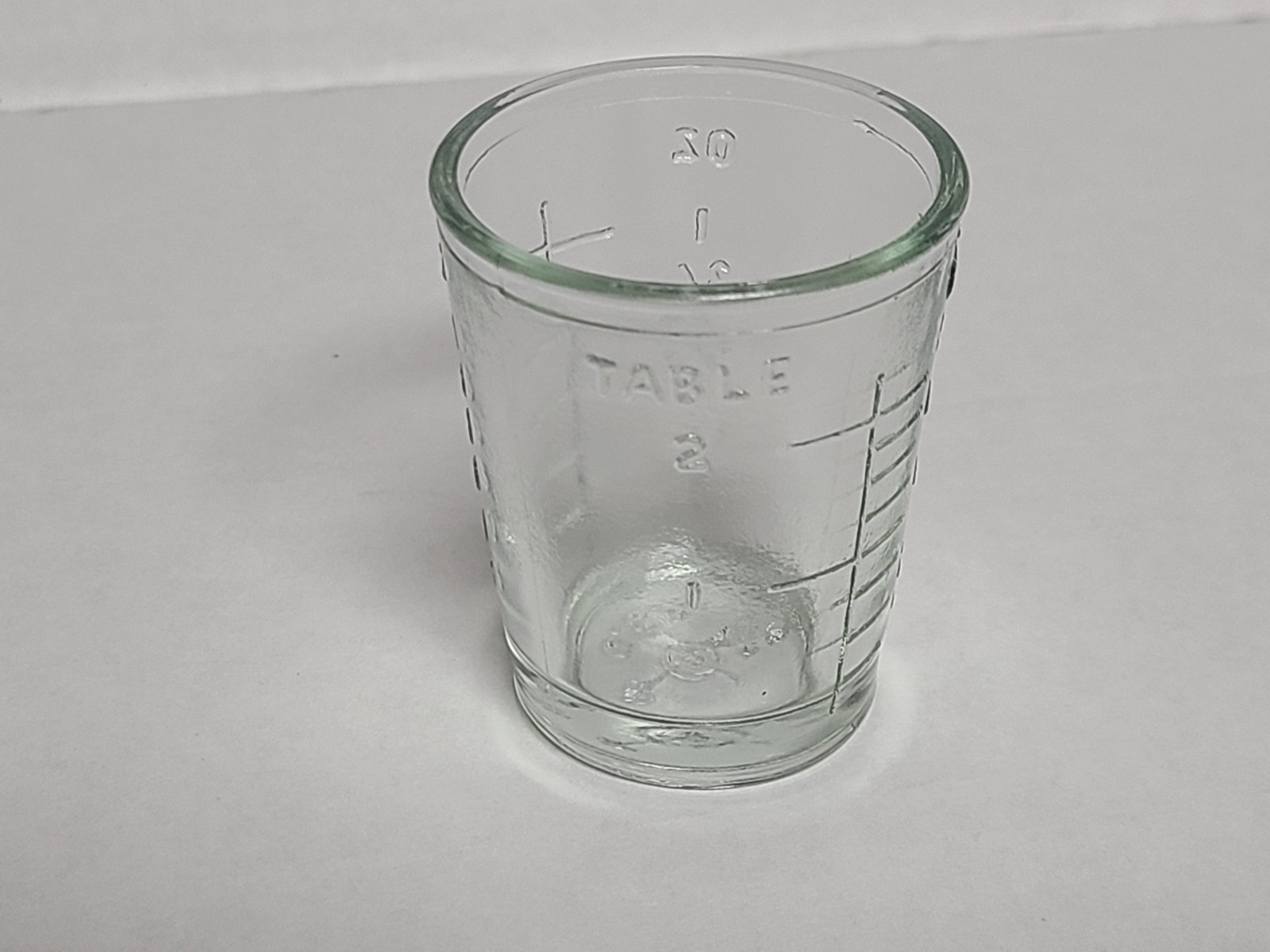 Armstrong Cork Co. Vintage Glass Medicine Measuring Cup OZ CC TSP TBSP 1965 USA