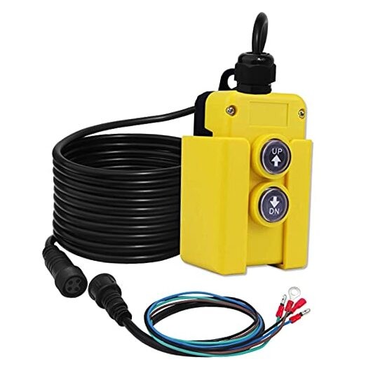 4 Wire Dump Trailer Remote Control Switch 12v DC Hydraulic Pump Power Unit Up