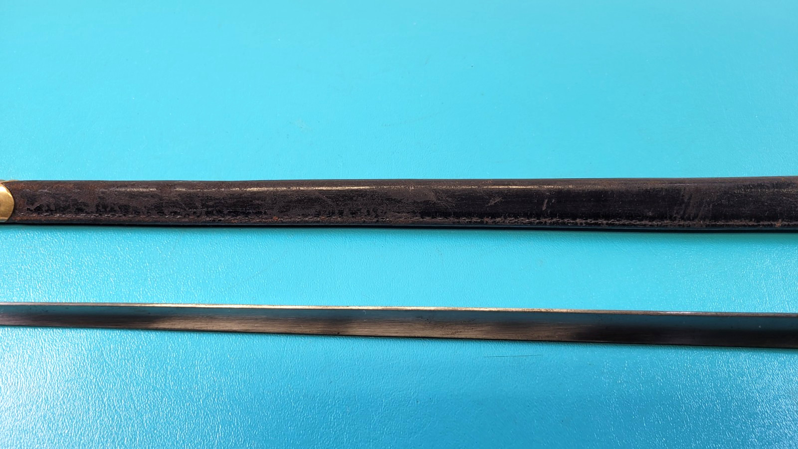 English Pattern 1895 Martini Enfield Socket Bayonet + Scabbard TR876