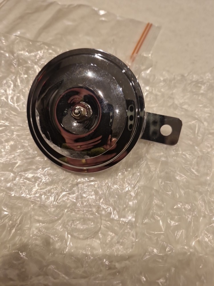 Classic Motorcycle 6 Volt Chrome Horn NOS